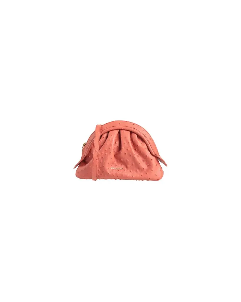 Coccinelle CHEEK OSTRICH  - TASCHEN - Umhängetascheauf YOOX.COM Lachs