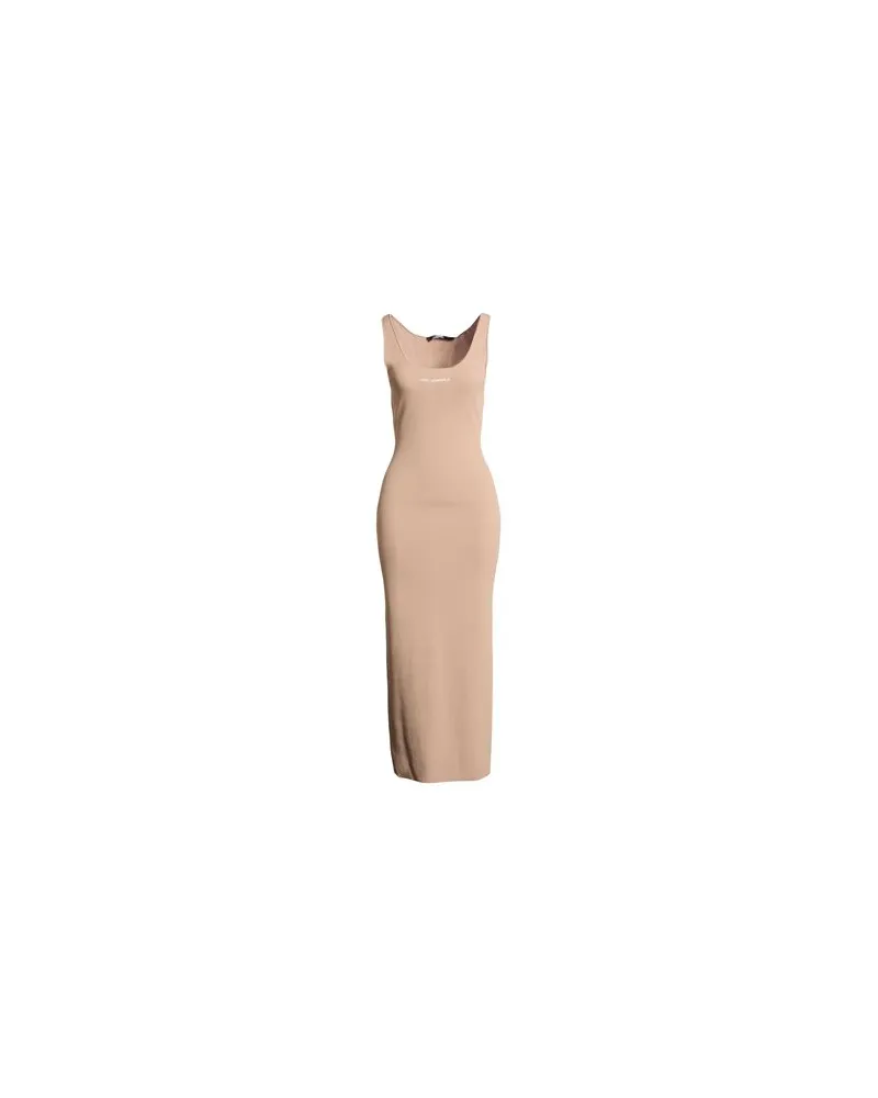 Karl Lagerfeld KLEIDER - Maxi-Kleiderauf YOOX.COM Sand