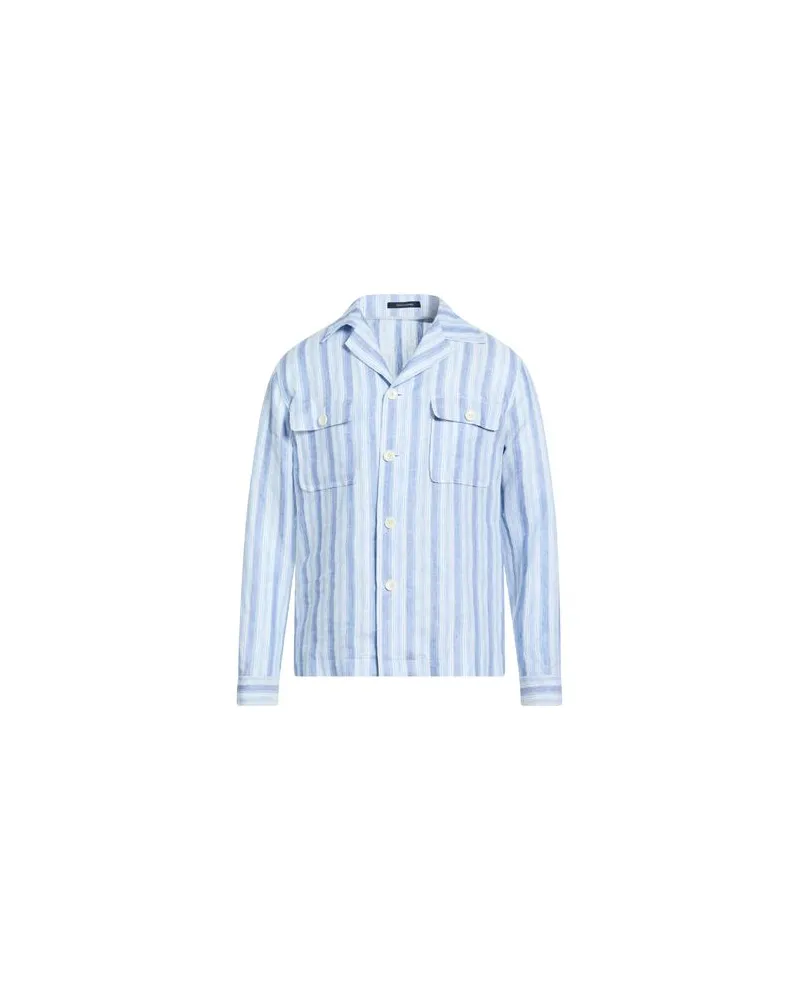 Tagliatore TOPS - Hemdenauf YOOX.COM Hellblau