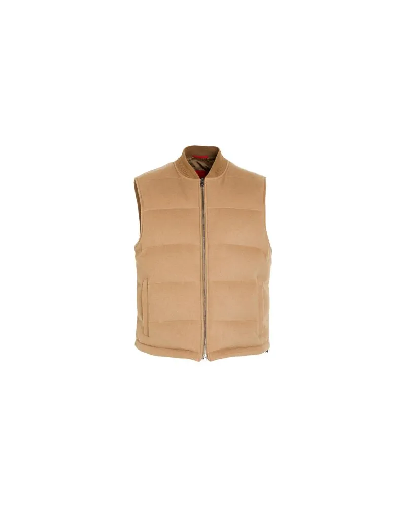 Isaia JACKEN & MÄNTEL - Westenauf YOOX.COM Kamel
