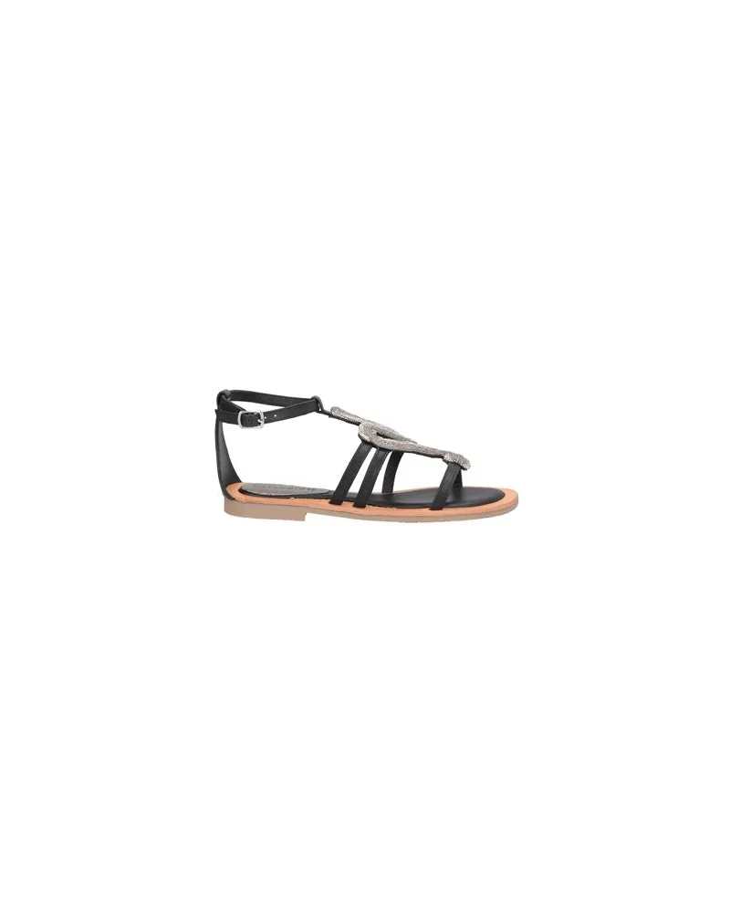 CAFèNOIR  SCHUHE - Sandalenauf YOOX.COM Schwarz