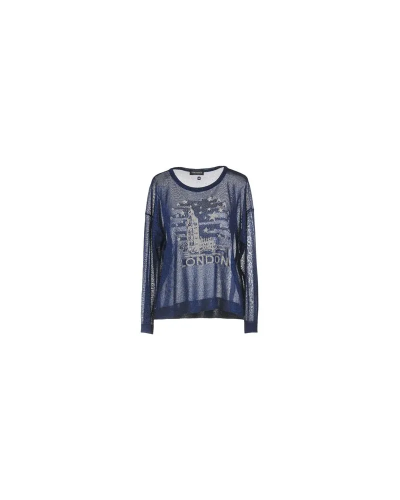 Twin-Set STRICKWAREN - Pulloverauf YOOX.COM Nachtblau