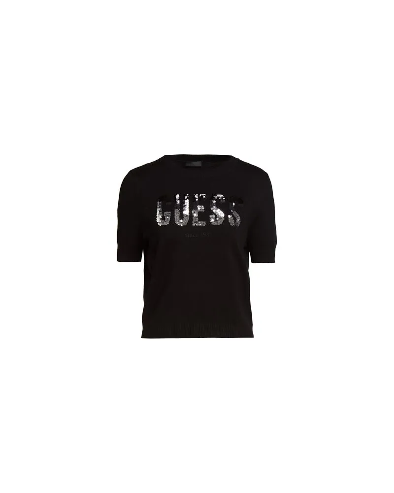 Guess STRICKWAREN - Pulloverauf YOOX.COM Schwarz
