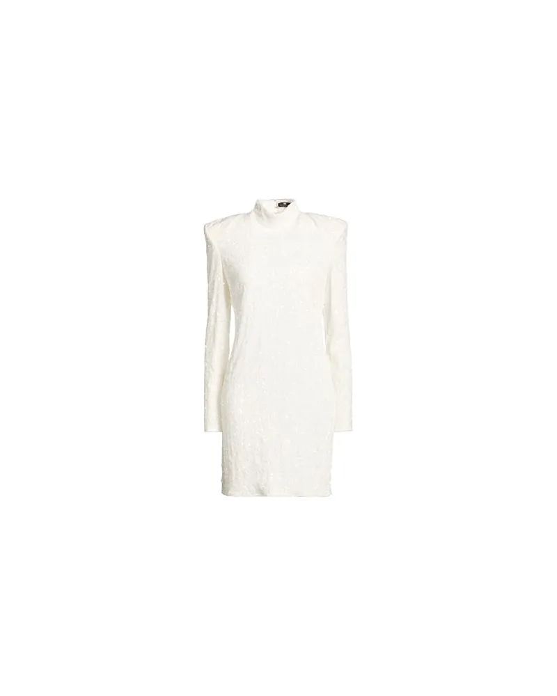 Elisabetta Franchi KLEIDER - Mini-Kleiderauf YOOX.COM Weiß