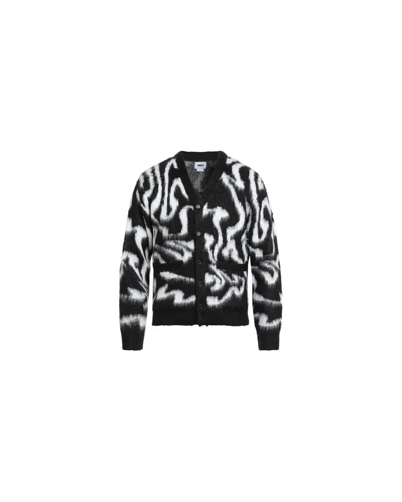 Obey STRICKWAREN - Strickjackenauf YOOX.COM Schwarz