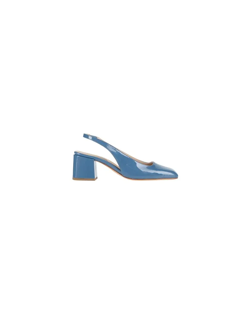 Anna F. SCHUHE - Pumpsauf YOOX.COM Taubenblau