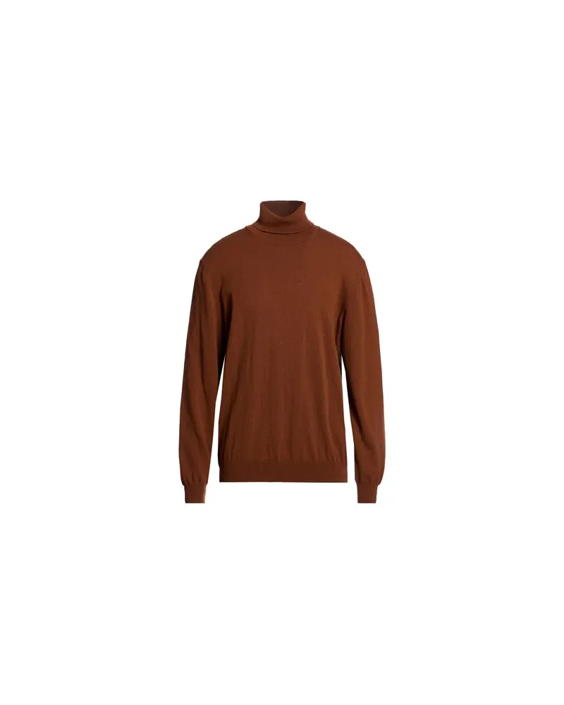 Zanone STRICKWAREN - Rollkragenpulloverauf YOOX.COM Lederfarben