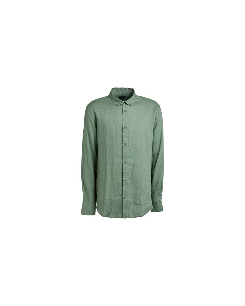Armani Exchange TOPS - Hemdenauf YOOX.COM Grün