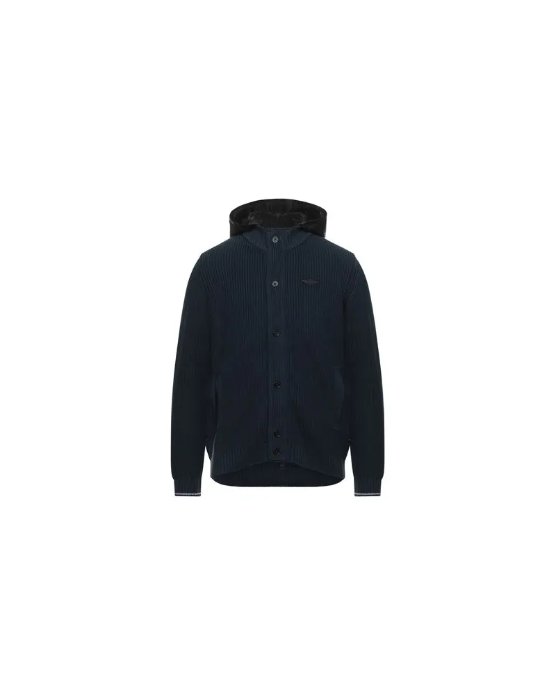 Aeronautica Militare STRICKWAREN - Strickjackenauf YOOX.COM Nachtblau