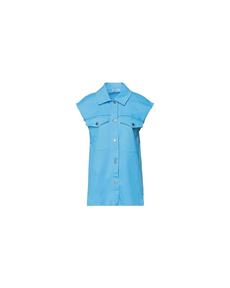 King Kong JACKEN & MÄNTEL - Jeansjacken/Mäntelauf YOOX.COM Azurblau