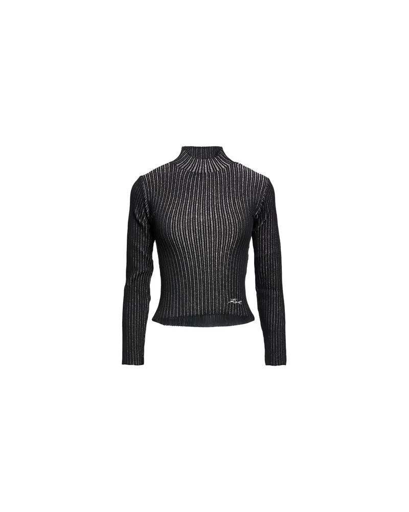 Karl Lagerfeld STRICKWAREN - Rollkragenpulloverauf YOOX.COM Schwarz