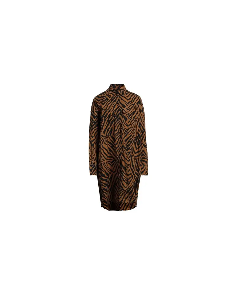 FISICO-Cristina Ferrari KLEIDER - Midi-Kleiderauf YOOX.COM Braun