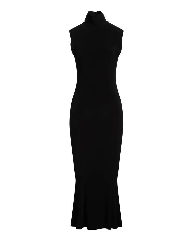 Norma Kamali Maxi-Kleid Schwarz