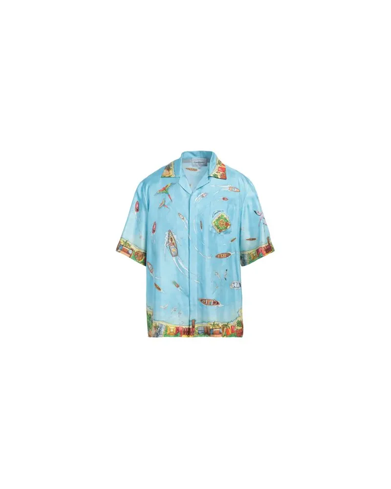 Casablanca Paris TOPS - Hemdenauf YOOX.COM Himmelblau