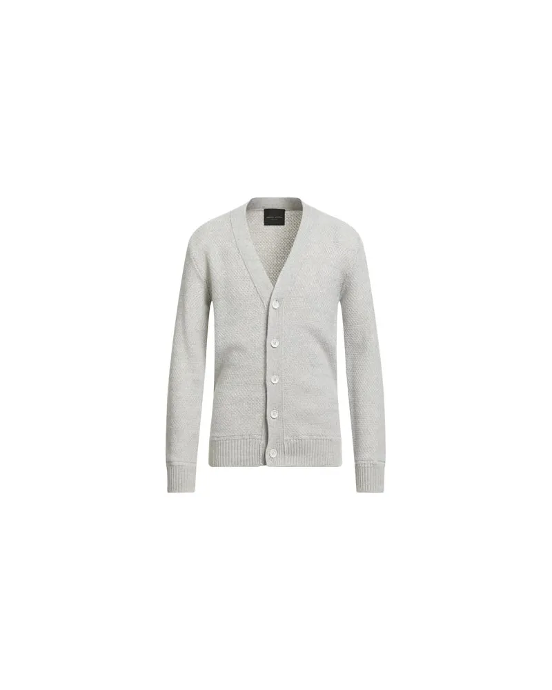Roberto Collina STRICKWAREN - Strickjackenauf YOOX.COM Hellgrau