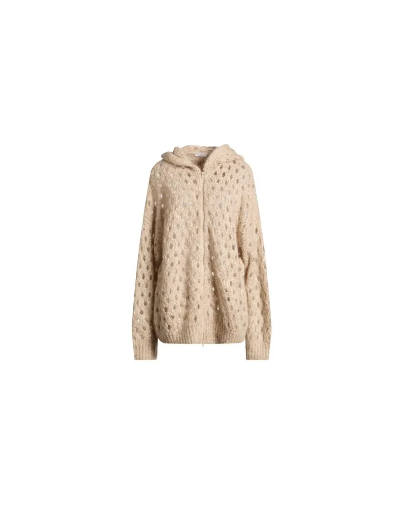 Brunello Cucinelli STRICKWAREN - Strickjackenauf YOOX.COM Beige