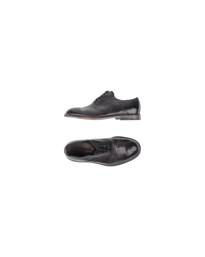 Dolce & Gabbana SCHUHE - Schnürschuheauf YOOX.COM Blei