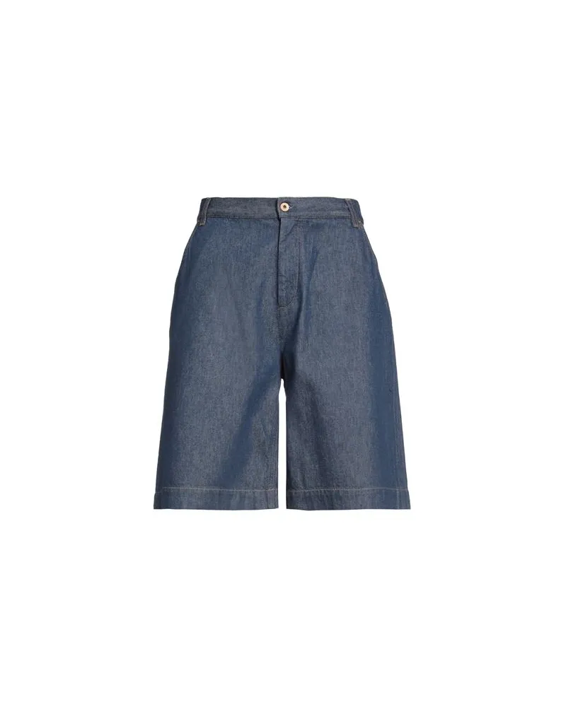 PENCE HOSEN & RÖCKE - Jeansshortsauf YOOX.COM Blau