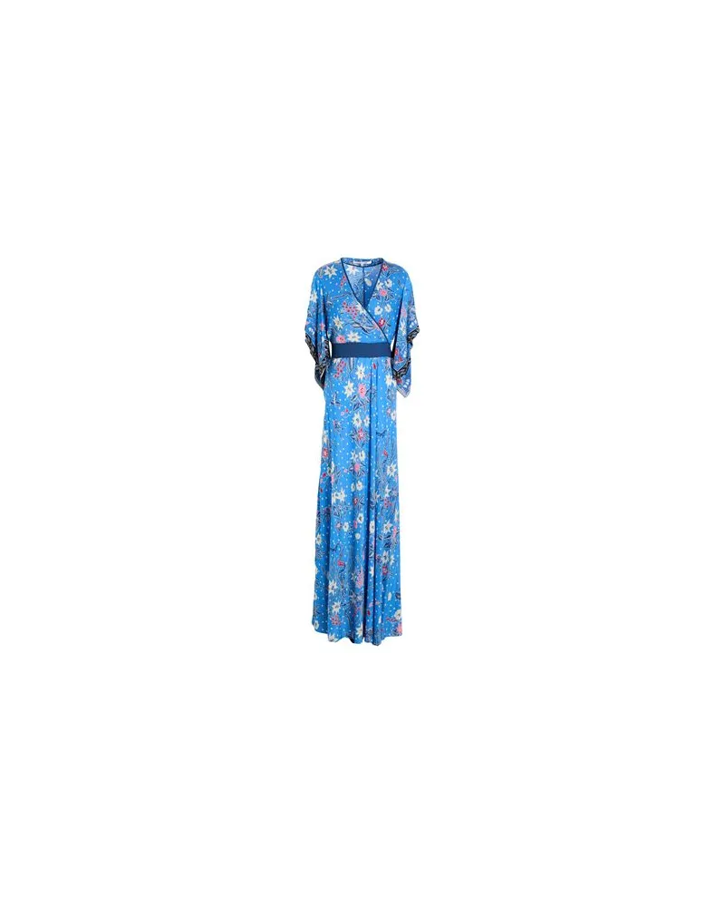 Diane von Furstenberg KLEIDER - Maxi-Kleiderauf YOOX.COM Azurblau