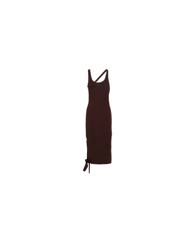 Courrèges KLEIDER - Midi-Kleiderauf YOOX.COM Schokobraun