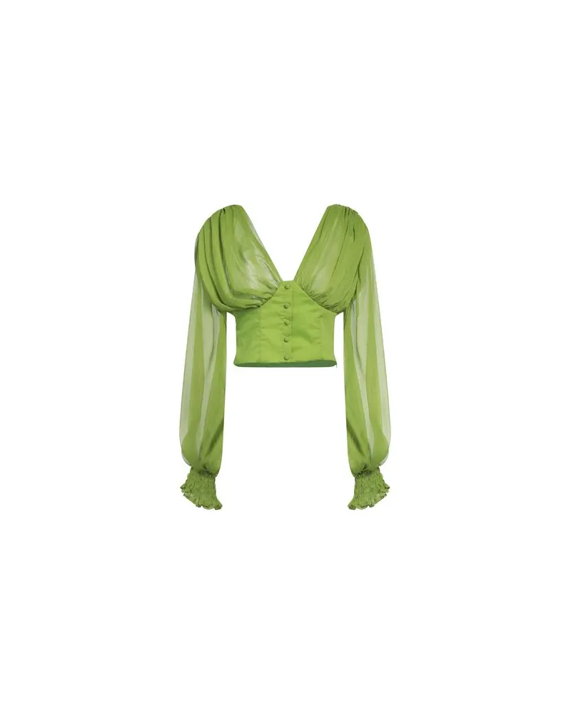 Weili Zheng TOPS - Topsauf YOOX.COM Limettengrün