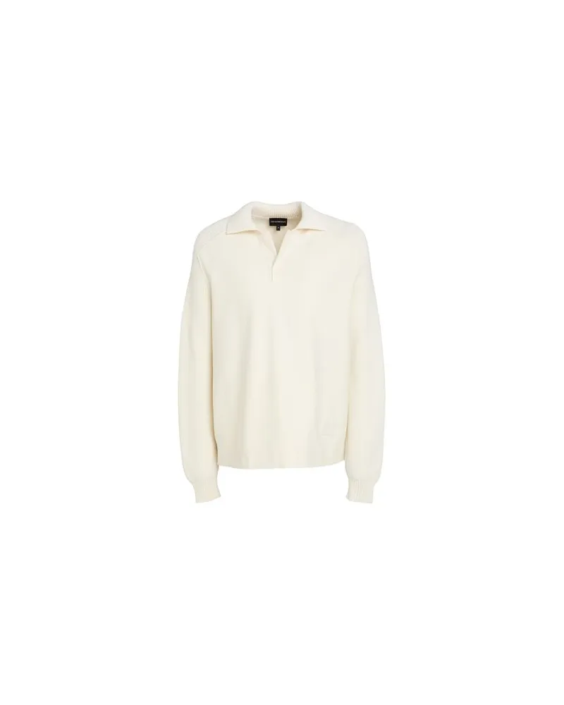 Emporio Armani STRICKWAREN - Pulloverauf YOOX.COM Cremeweiß