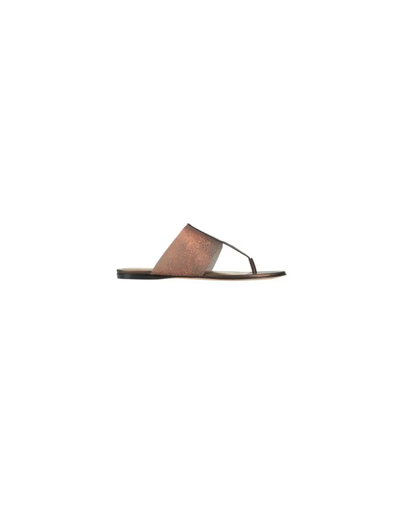 Giorgio Armani SCHUHE - Zehentrennerauf YOOX.COM Rostrot