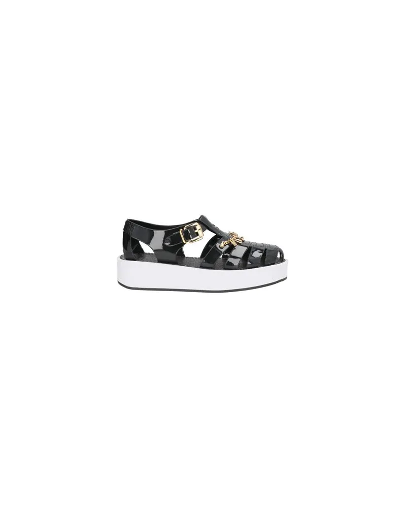 Moschino SCHUHE - Sandalenauf YOOX.COM Schwarz