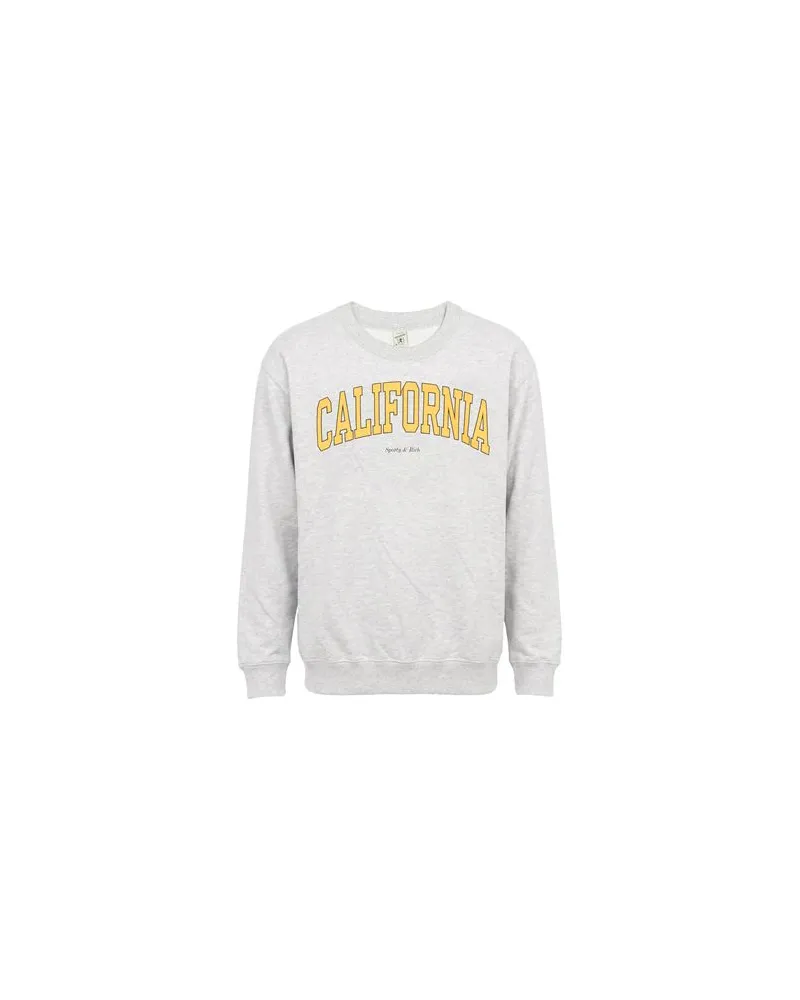 SPORTY & RICH TOPS - Sweatshirtsauf YOOX.COM Hellgrau