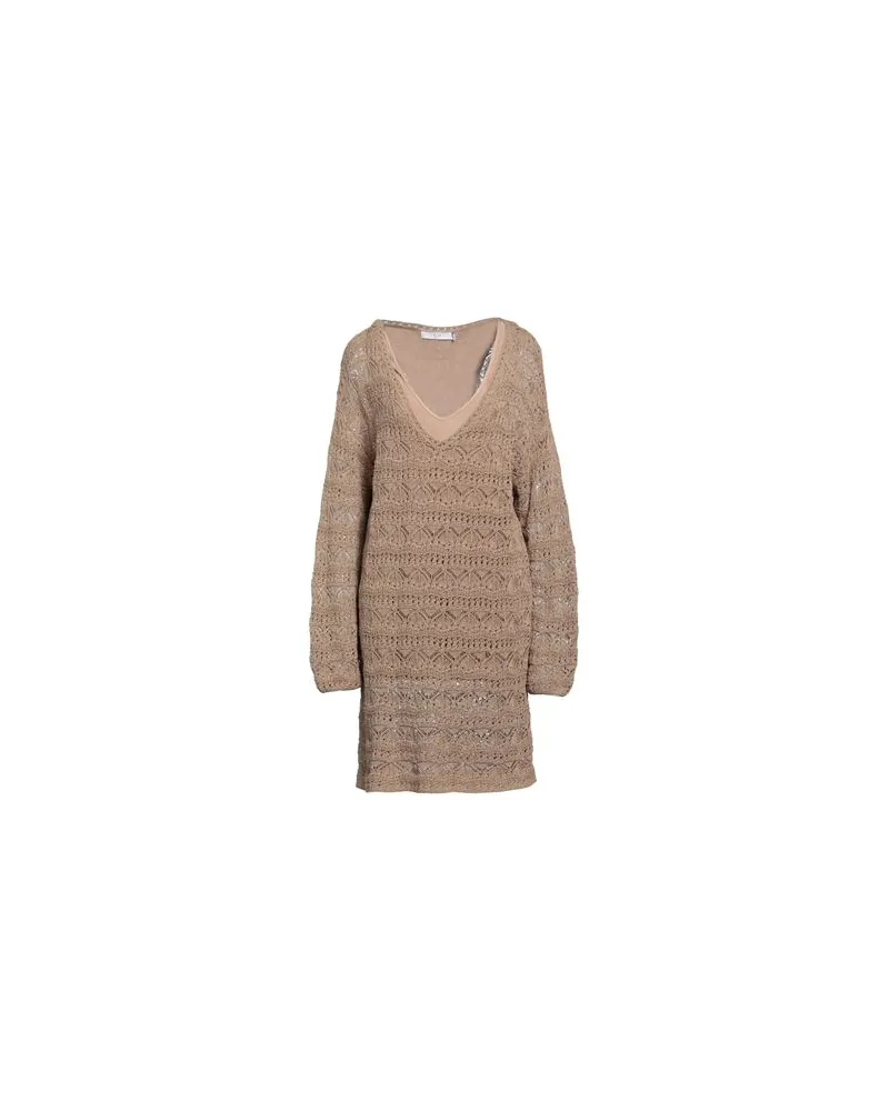 IRO KLEIDER - Mini-Kleiderauf YOOX.COM Beige