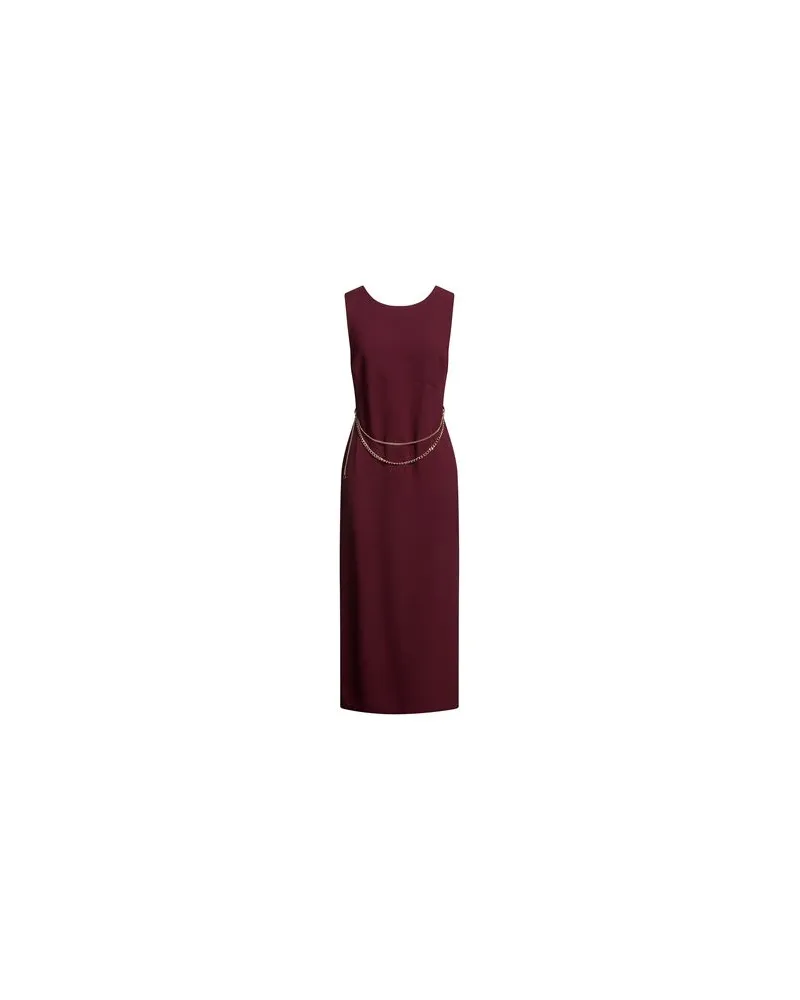 Twin-Set KLEIDER - Midi-Kleiderauf YOOX.COM Bordeaux