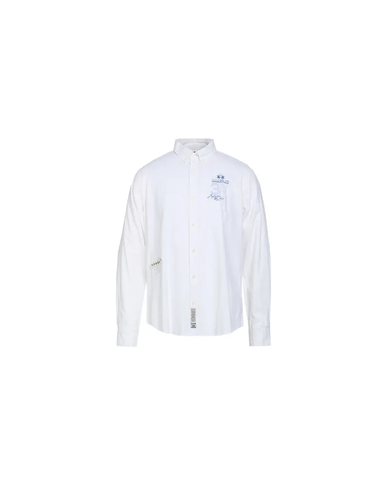 La Martina TOPS - Hemdenauf YOOX.COM Weiß
