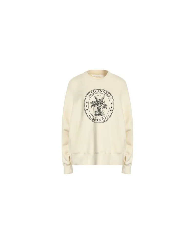 Palm Angels TOPS - Sweatshirtsauf YOOX.COM Pastellgelb