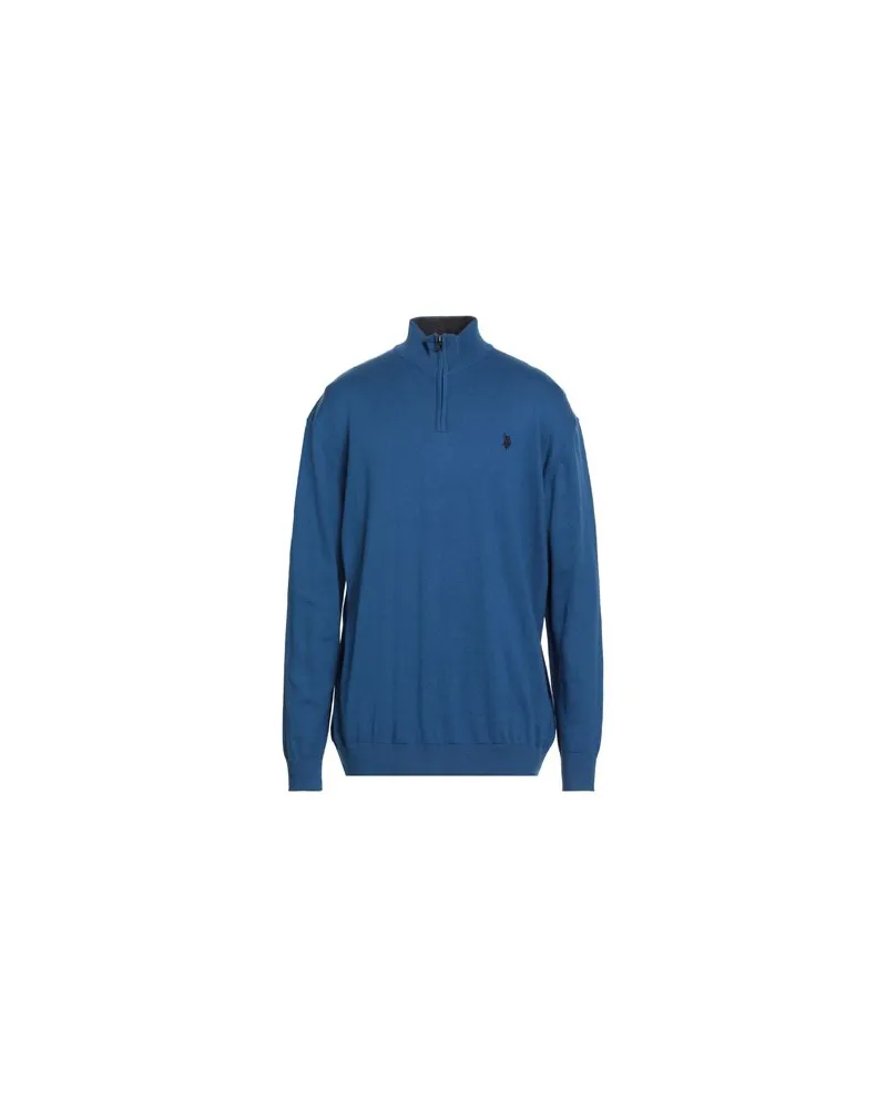 U.S. Polo Assn.  STRICKWAREN - Rollkragenpulloverauf YOOX.COM Azurblau