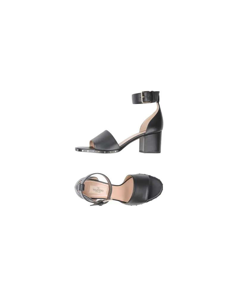 Valentino Garavani SCHUHE - Sandalenauf YOOX.COM Schwarz