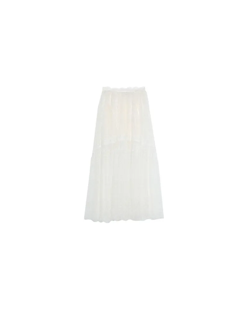 Ermanno Scervino HOSEN & RÖCKE - Maxi-Röckeauf YOOX.COM Elfenbein