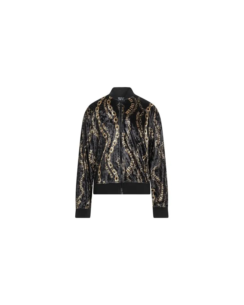 Versace Jeans TOPS - Sweatshirtsauf YOOX.COM Schwarz