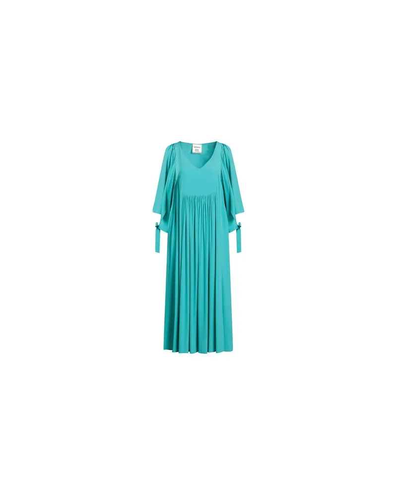 Semicouture KLEIDER - Midi-Kleiderauf YOOX.COM Tūrkis
