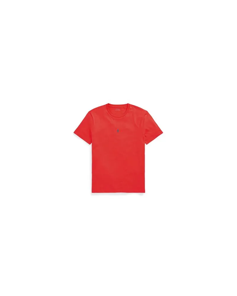 Ralph Lauren SHORT SLEEVE JERSEY T-SHIRT   - TOPS - T-shirtsauf YOOX.COM Koralle
