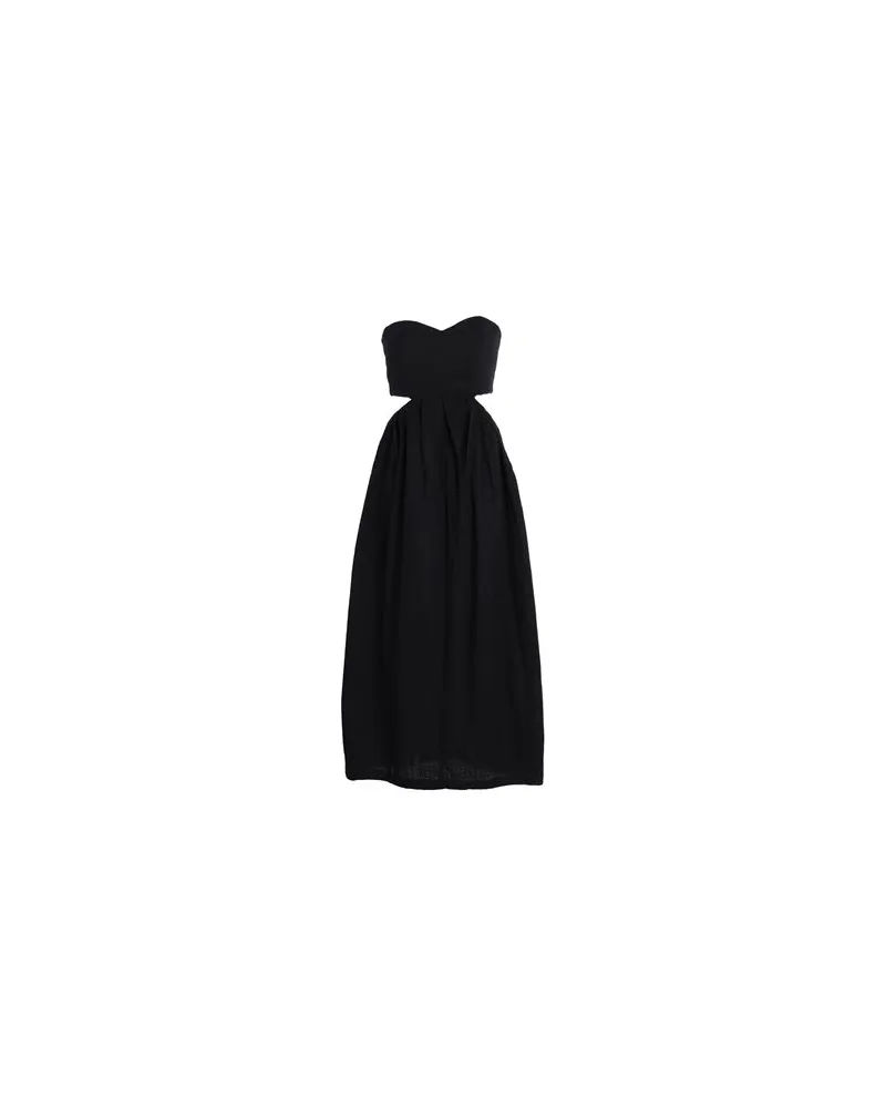 Topshop KLEIDER - Midi-Kleiderauf YOOX.COM Schwarz