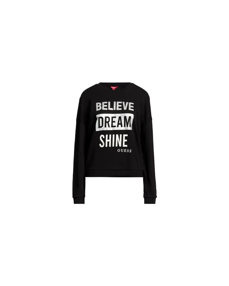 Guess TOPS - Sweatshirtsauf YOOX.COM Schwarz