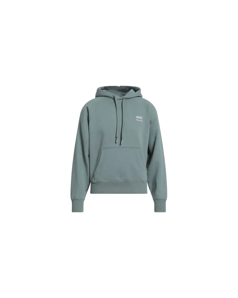 AMI Paris TOPS - Sweatshirtsauf YOOX.COM Salbeigrün