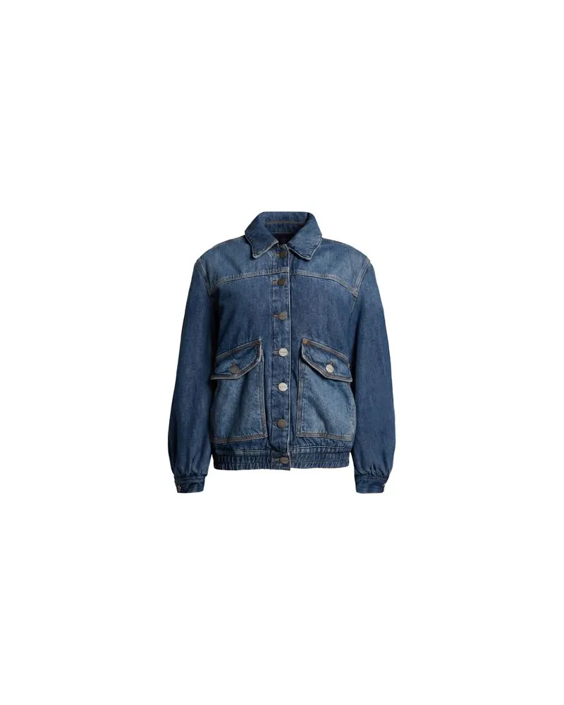Pinko JACKEN & MÄNTEL - Jeansjacken/Mäntelauf YOOX.COM Blau