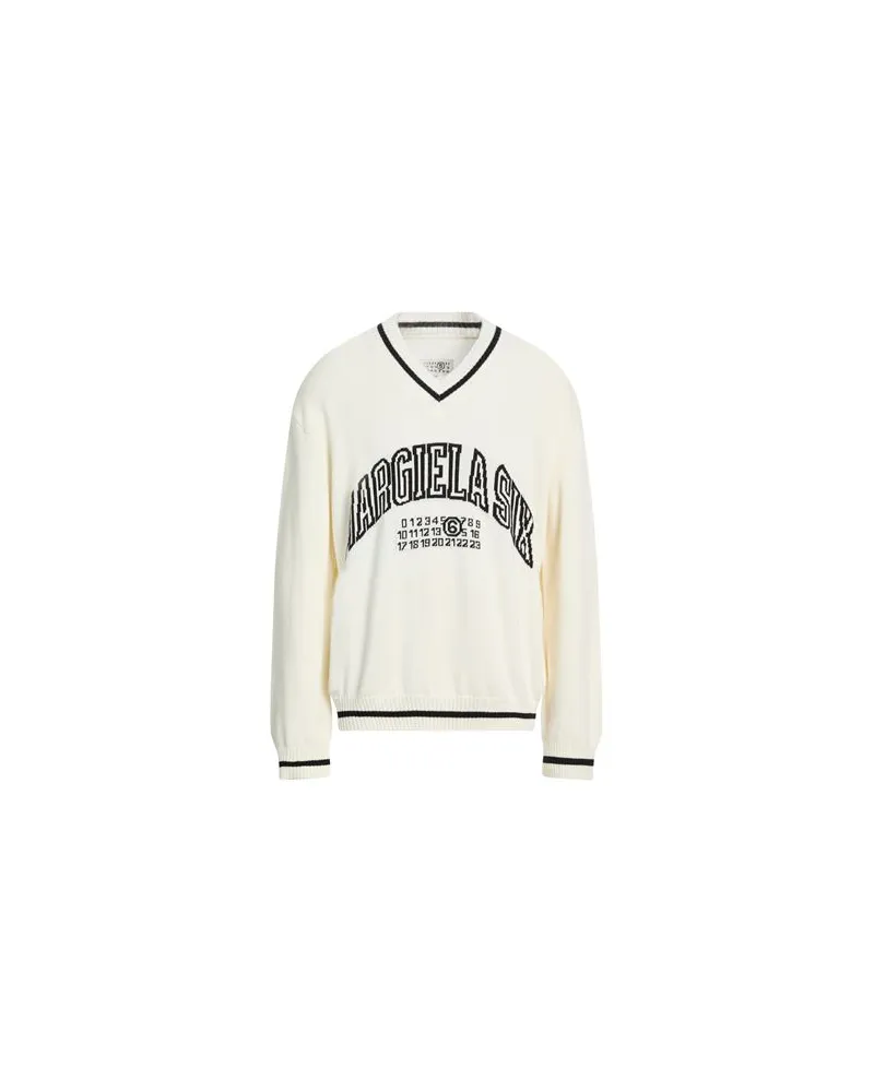 Maison Margiela STRICKWAREN - Pulloverauf YOOX.COM Weiß