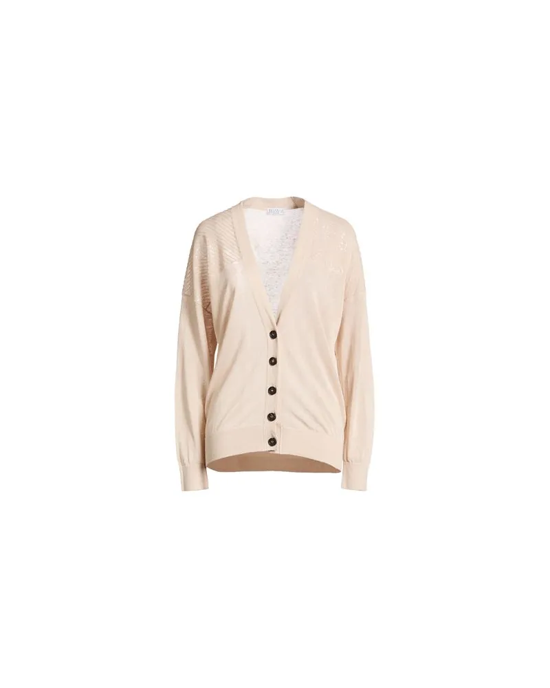 Brunello Cucinelli STRICKWAREN - Strickjackenauf YOOX.COM Beige