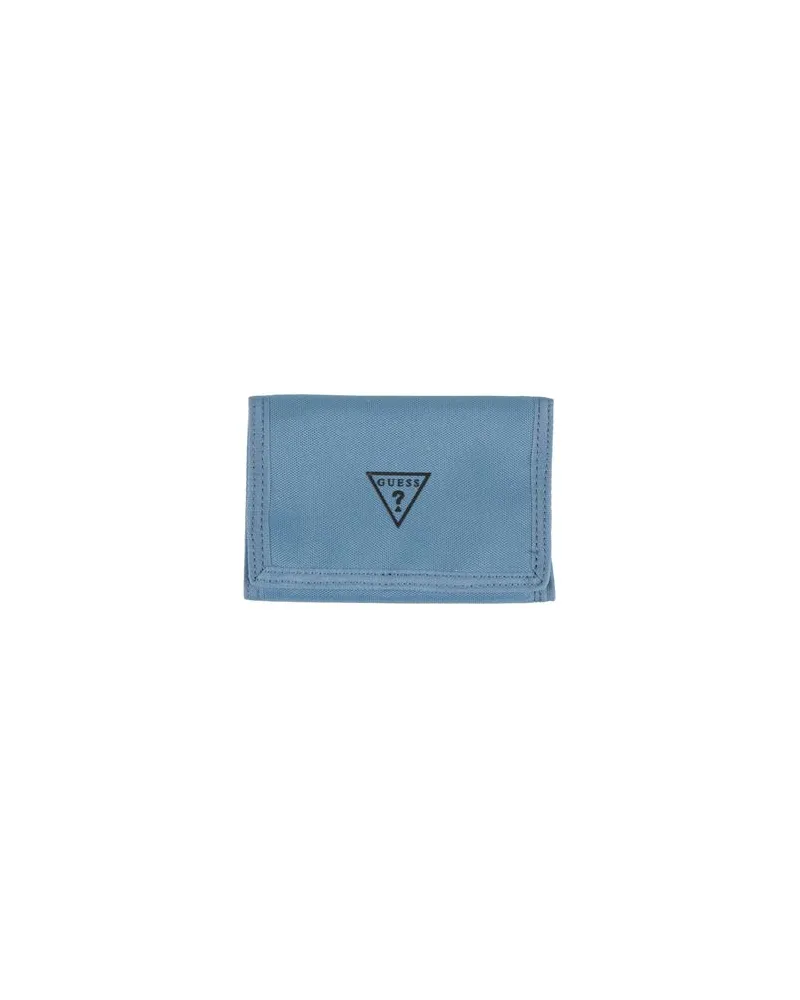 Guess Kleinlederwaren - Brieftaschenauf YOOX.COM Taubenblau