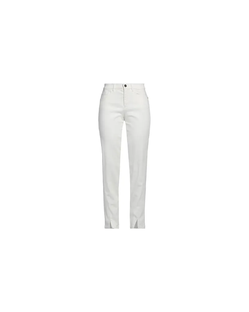 Diana Gallesi HOSEN & RÖCKE - Jeanshosenauf YOOX.COM Elfenbein