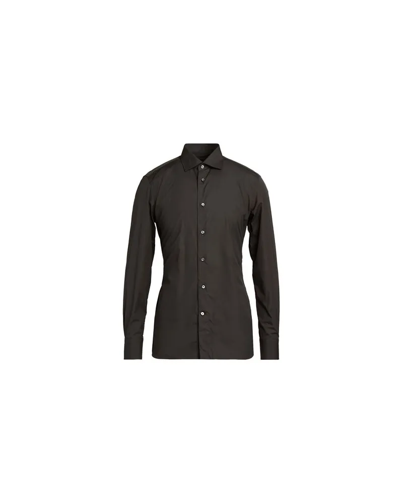 Ermenegildo Zegna TOPS - Hemdenauf YOOX.COM Dunkelgrün