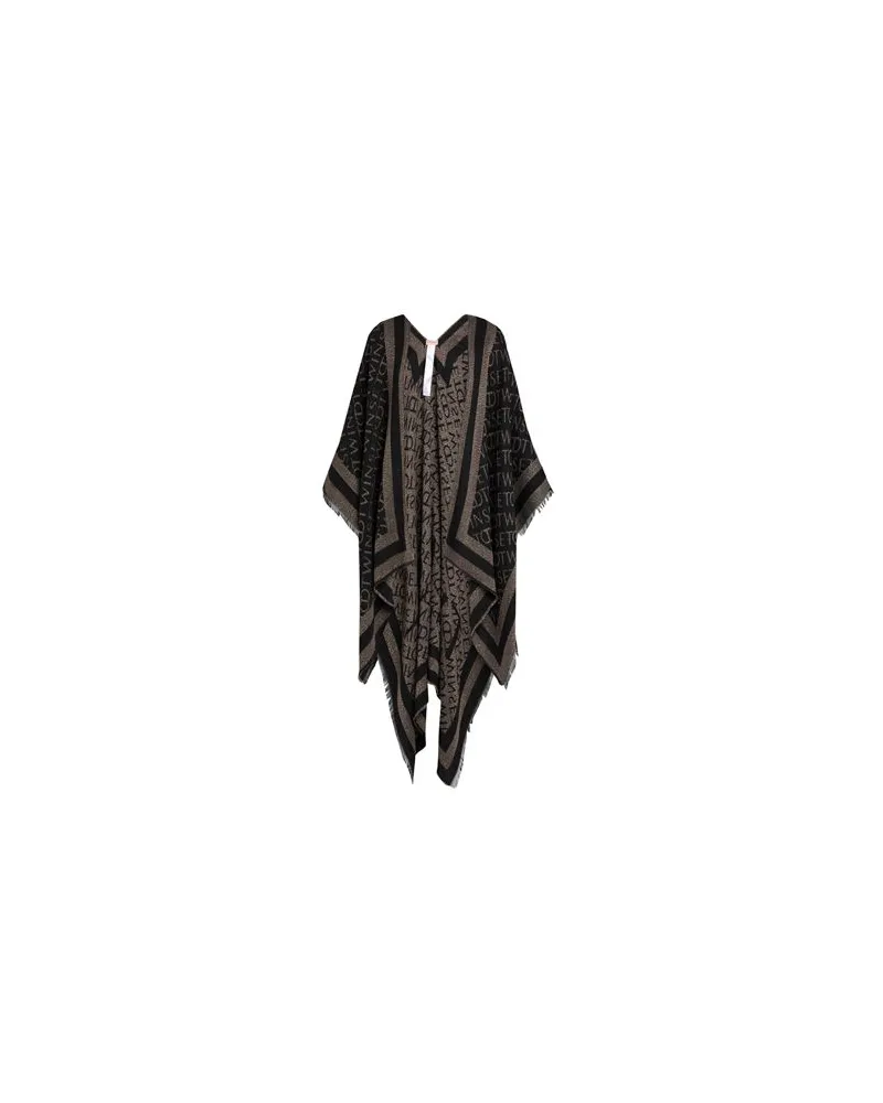 Twin-Set JACKEN & MÄNTEL - Capesauf YOOX.COM Schwarz