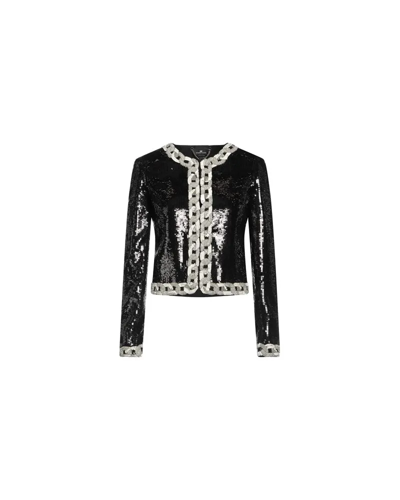 Elisabetta Franchi JACKEN & MÄNTEL - Jacken und Anoraksauf YOOX.COM Schwarz